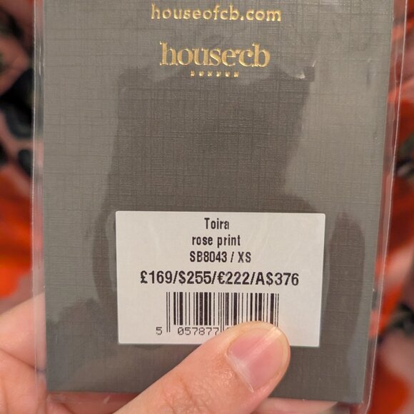 House of CB Mini Dress Toira Rose Print - Picture 4 of 4